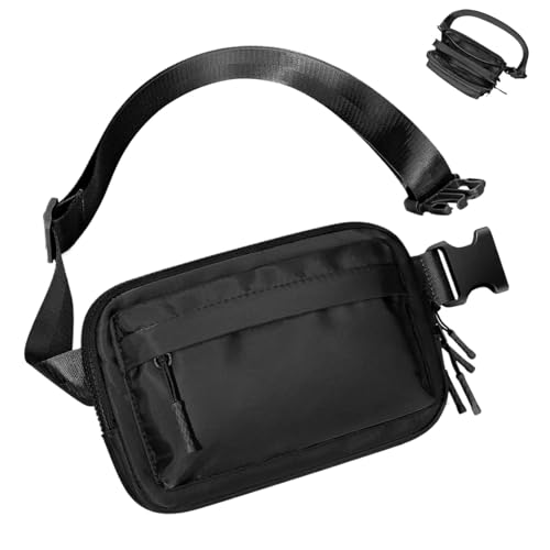Riñoneras para correr, mochila de cintura impermeable, riñonera para correr para hombres y mujeres, riñonera para entrenamiento, accesorios para correr, Black, Consulte la descripción, Consulte la