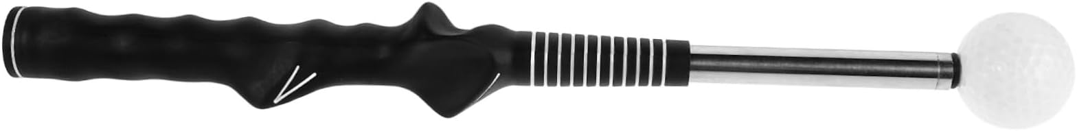 BESPORTBLE Telescopic Golf Swing Trainer Aid Practice Stick for Warm-ups Portable Trainer for Improved Technique Strength Golf Accessories for Enthusiasts