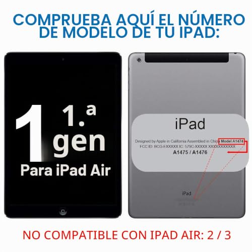 Digitalizador iPad Air 9.7 2013 ensamble táctil de alta sensibilidad con kit reparador 6