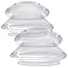 Cupping Therapy Massage Sets - Silicone Vacuum Suction Cups for Joint & Muscle Pain Relief - Best Chinese Cup Set for Anti Cellulite, Trigger Point, Deep Tissue Myofascial Release, Large Size Pair