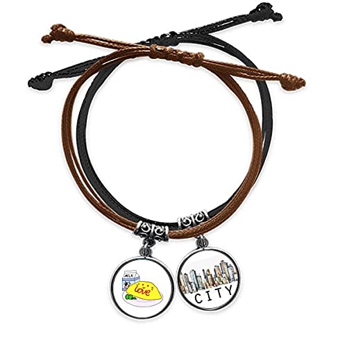 Bracelet Cuir Sidi Petit Déjeuner Nutritif en Corde Tressée Main Haute Qualité