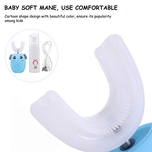 STOBOK 1 Conjunto de Escova de Dente Infantil ElÃ©trica Em Forma de U Escova de Dente de Desenho Ani