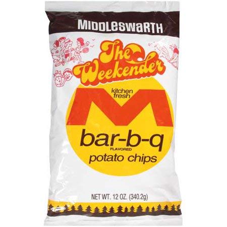 Middleswarth Kitchen Fresh Potato Chips Bar-B-Q Flavored The Weekender - 10 Oz. (3 Bags)
