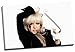 Produktbild Canvas Reproduction Print, A Picture Of Lady Gaga, um einen dicken Holzrahmen von ca. 22 mm Tiefe gewickelt (Außenformat mit Wrap, Ca. 25 mm), ungefähre Größe 76,2 x 55,9 cm (76,92 cm x 55,88 cm)
