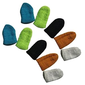 Aboofan 10 Stück Gaming Fingerlinge Daumenhülse