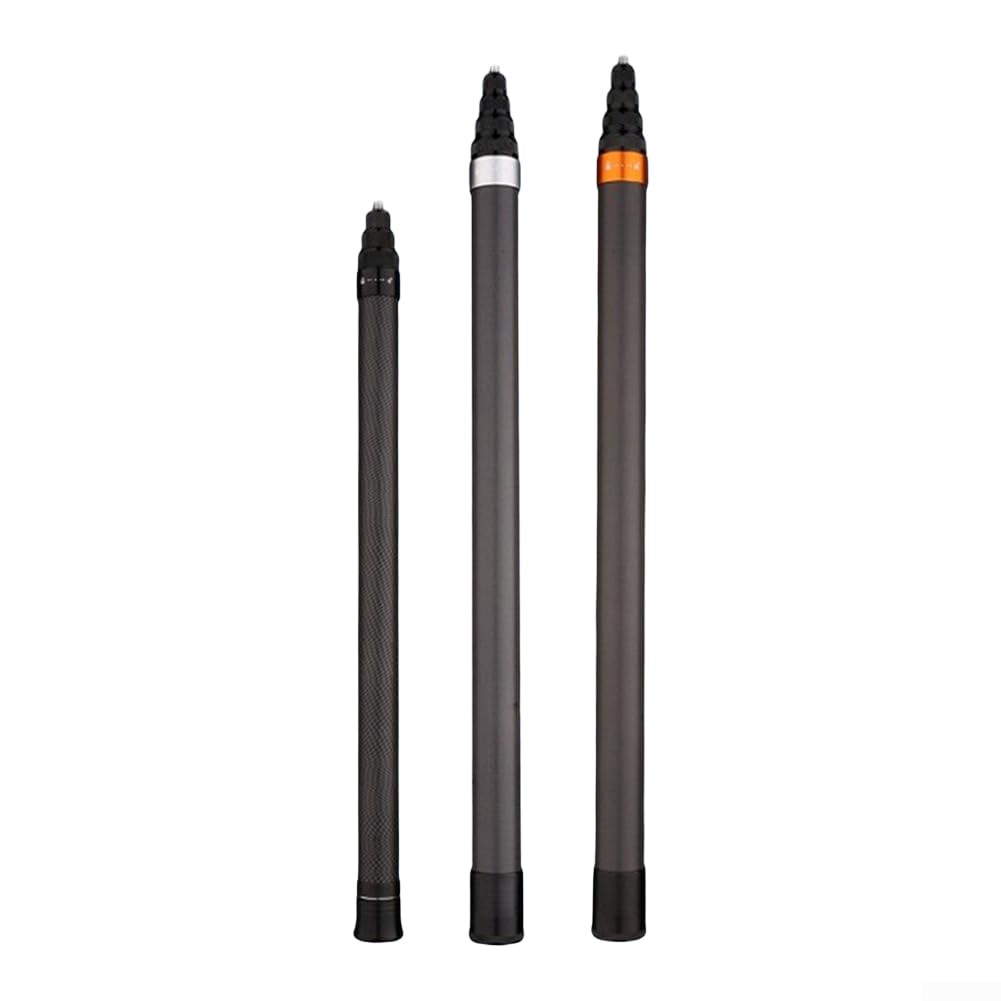 Selfie in Carbonio 1.5m per Insta360 per x4 Selfie in Carbonio(3 m 7-Section) | di carbonio leggera, estensione 1.5m, compatibile per insta360 per x4, ideale per selfie