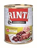 12er Pack Rinti Pur Kennerfleisch Rentier 800g
