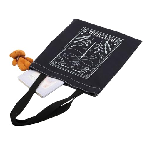 Bolso Tote con punto de cruz divertido PWHAOO miniatura 6