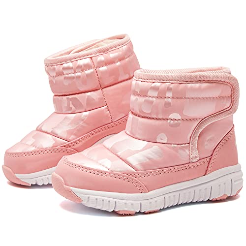Toddler Snow Boots for Girls Boys Cold Weather Outdoor Warm Waterproof Winter Boots (Toddler/Little Kids)2