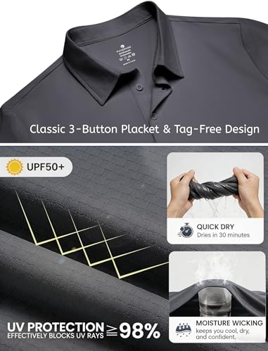 Men's Long Sleeve Polo Shirts  - image 5