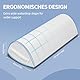 pozico Kniekissen für Seitenschläfer – Ergonomisches Beinkissen mit Memory Foam – Lagerungskissen für Knie, Beine & Rücken – Nackenrolle Mit Tragelasche & Waschbarem Bezug