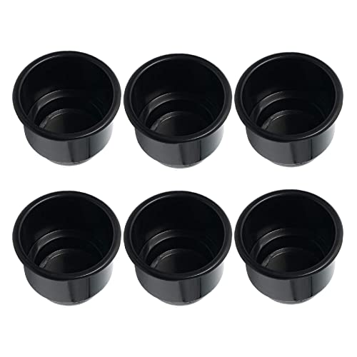 Portavasos plástico negro NovelBee 6 piezas miniatura 1