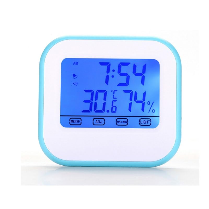ABS Electronic Touch Screen Thermometer Night Light Digital Indoor