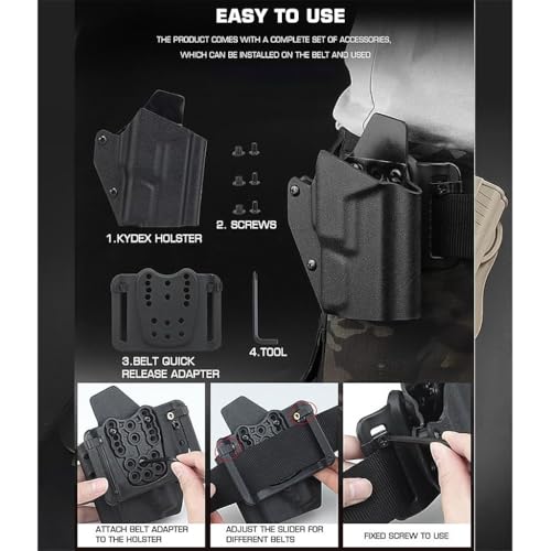 Étui tactique pour accessoires armes de chasse airsoft G-X300 - 4
