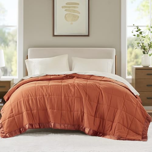 Madison Park King Blanket Quilted Microfiber, Satin
