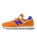 New Balance Unisex-Adult 574 V2 Unisex Sneaker, Sienna/Blue Gemstone, Men 13 M/Women 14.5 W