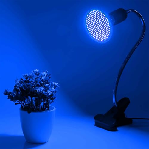 QIANYAN 460nm 470nm Volle Blaue LED Pflanzenlampe für Sämlinge, 440nm Blau Pflanzen wachsen Lampe fördern Photosynthese, Full Blue LED Pflanzenleuchte, Geführte wachsen Lichter