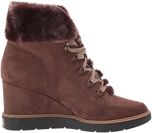 Dr. Scholl's Shoes Women's J Furry Ankle Boot, Chocolate, 9 | Image 5