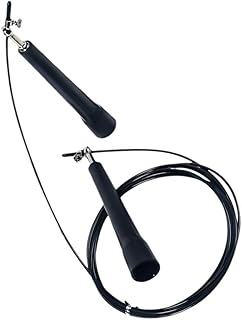 Kisangel 1pc Jump Rope Exercise Jump Rope Fitness Jump Rope Sweatband Skipping Rope Workout Rope Weighted Skipping Rope Jumping Rope Pro Sports Rope Fitness Rope Outdoor Exercise Rope Black