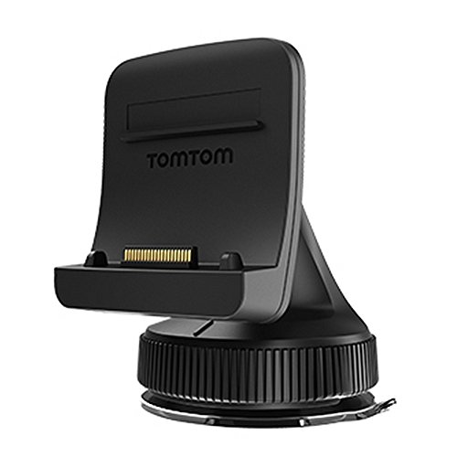 Soporte de parabrisas TomTom Click & Go más cargador para coche y cable USB para modelos anteriores a TomTom GO y Trucker (consulte la lista de compatibilidad a continuación)