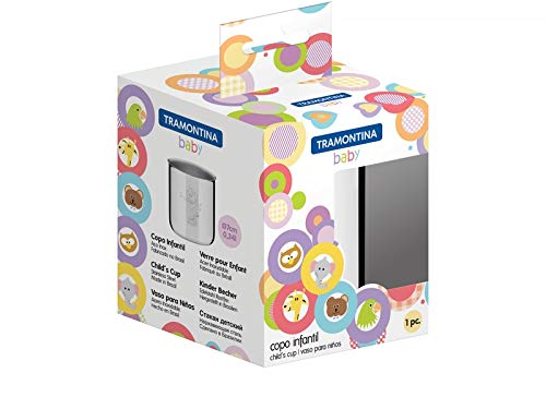 Copo Infantil Tramontina Em Aço Inox 340 Ml Tramontina Inox Copo Aco Inox P/crianca 0, 34l Baby