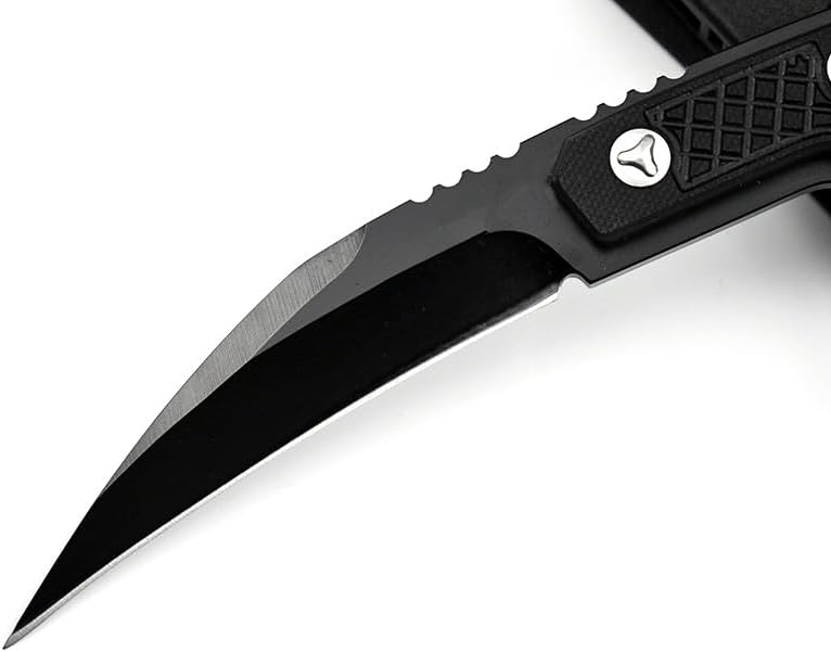 Miniatura 6 de FOTN Cuchillo táctico en forma de garra, hoja recta de supervivencia de caza al aire libre de 7.08 pulgadas, hoja de acero inoxidable, adecuado para