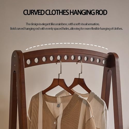 Portant à vêtements avec étagère de rangement double couche - 3