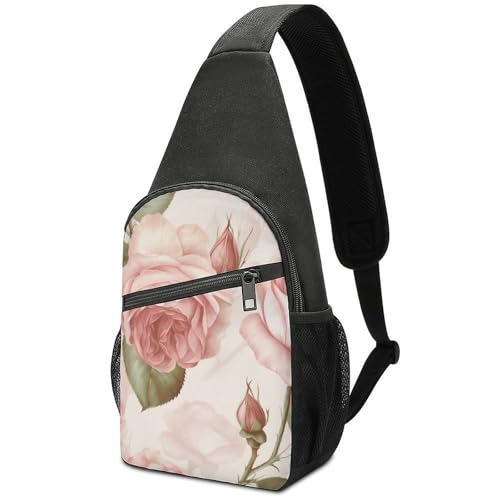 Bolso bandolera Beauty Roses para senderismo y viajes miniatura 1