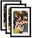 Produktbild Bilderrahmen von Walther Kunststoffrahmen Galeria 20x30 schwarz - Normalglas 3er Pack