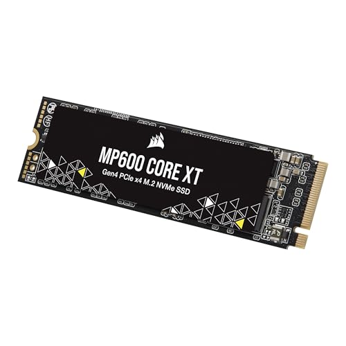 MP600 CORE XT 1TB M.2 PCIe Gen4 NVMe SSD – Fino a 5900MB/s – QLC NAND – M.2 2280 – Per Notebook e Desktop PCIe 4.0 – Nero