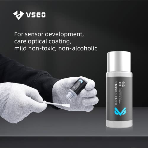 Image of VSGO Professional Camera Cleaning Kit 10pcs 4 /3 Sensor Cleaning Swabs and 10ml Sensor Cleaner Compatible for DSLR Cameras