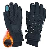 cyanthor handschuhe für Kinder Herren,Fahrradhandschuhe ,winterhandschuhe,Die warmen Touchscreen-fähig, Skifahren ,Outdoor Aktivitäten, Winddicht, Wasserabweisend, Anti-Rutsch-Griff , für Jungen