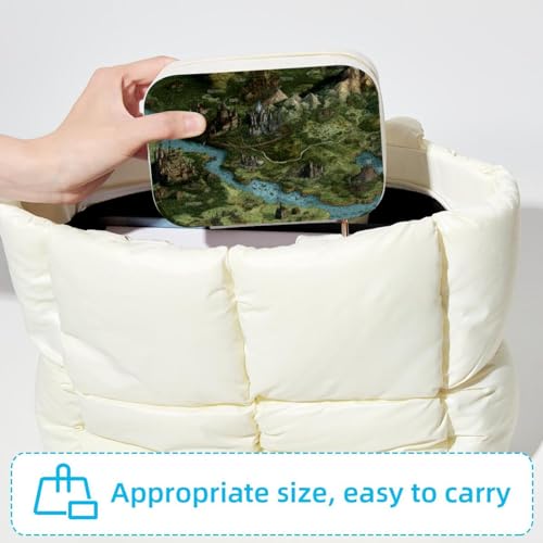 Boîte à bijoux double couche un support de rangement en velours premium - 6