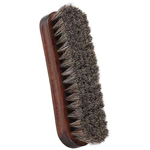 SUPERWASH PLUS Polieren Rosshaar Schuhbürste, Reinigung Lederschuhe Stiefel Glanzbürste Cover
