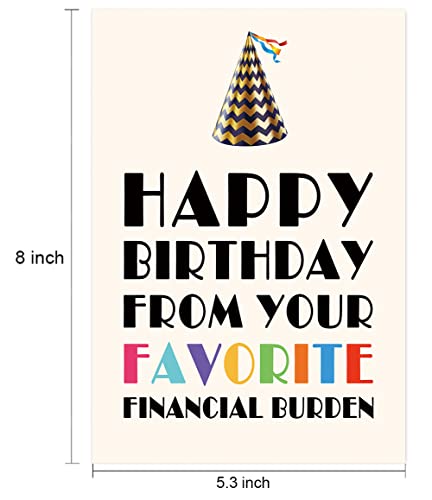 Happy Birthday Card For Dad, Birthday Greeting Card For Mom From Daughter Or Son, Funny Card For Father's Birthday, Birthday Card For Mommy, Birthday Gift For Parents, Humorous Bday Card For Dad Mom #TOP3