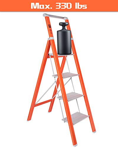 MECHREVO 4-Step Folding Ladder, 36-1/4