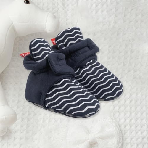 Ctreela Newborn Baby Boy Girl Booties Infant Slippers Socks Shoe Non Skid Gripper Toddler First Walkers Ankle Crib Shoes4