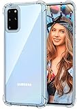 Matone for Samsung Galaxy S20 Plus Case, Crystal Clear Slim Protective Cover with Reinforced Corner Bumpers, Flexible Soft TPU Anti-Scratch Case for Samsung Galaxy S20 Plus