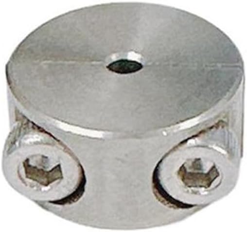 Marine Stainless Steel 2-Part Wire Cable Clamp Stop Used for 1/8 Cable Wire