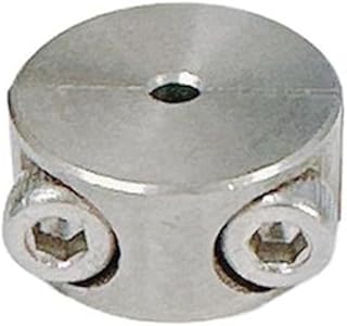 Marine Stainless Steel 2-Part Wire Cable Clamp Stop Used for 1/8