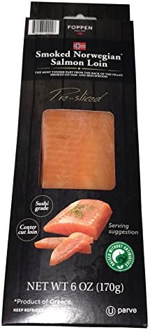Smoked Norwegian Salmon Loin 6 oz (Pre- Sliced)