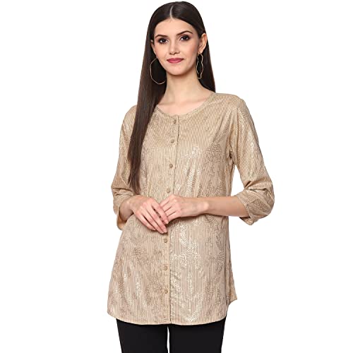 BIBA Rayon Women's Regular Kurta