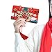 SM SunniMix Traditional Hongbao Red Envelope for Spring Festival Celebrations, Style B, 6 Card Slots