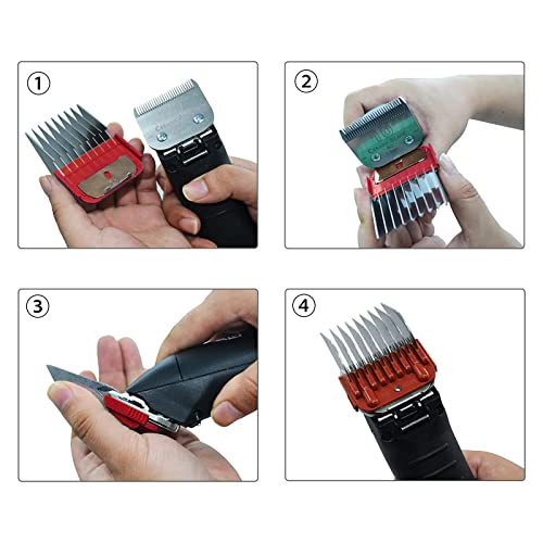 Peignes de guidage pour chien en acier inoxydable durable A5