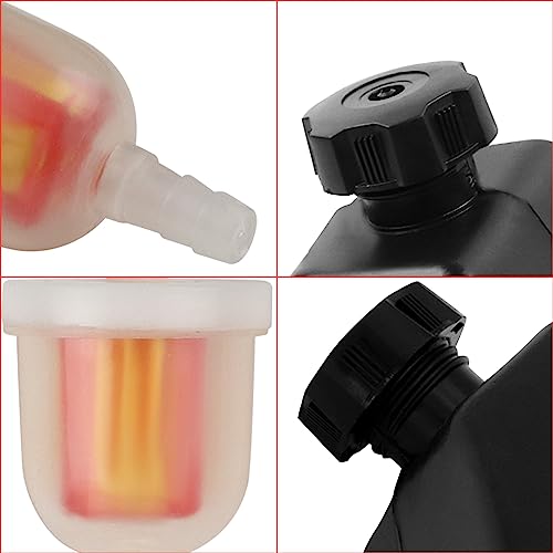 Flypig Gas Fuel Petrol Tank With Cap For 50Cc 70Cc 90Cc 110Cc 125Cc 4 Stroke Atv 4 Wheeler Quad Sunl Roketa Kazuma Taotao Dirt Bike #TOP5