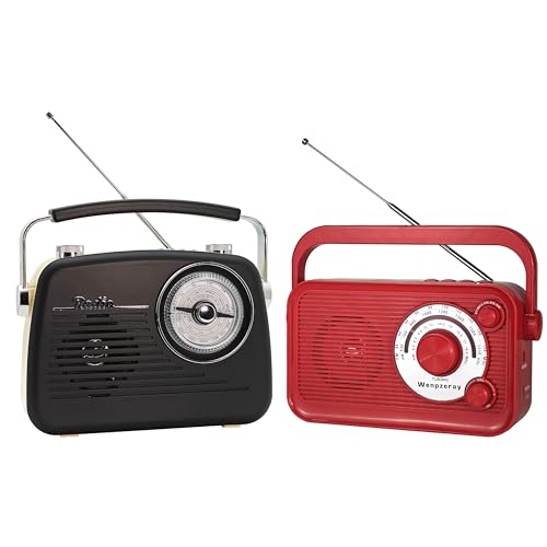 Radio portátil retro AM FM SW con MP3 y Bluetooth