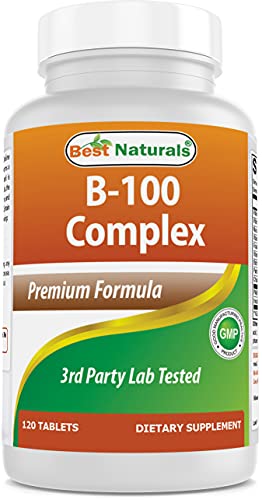 Best Naturals B-100 Complex 120 Tablets (Time Released)