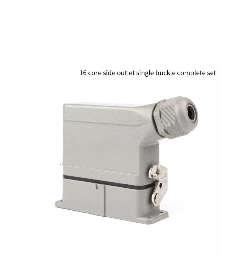 Conector Aviation HDC-HA-016-1, 16 Pines 16A Impermeable miniatura 2