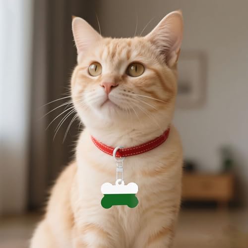 Haustiermarken mit der Flagge Sachsens für Hunde und Katzen, personalisierbar, geeignet für Spaziergänge und Outdoor-Aktivitäten