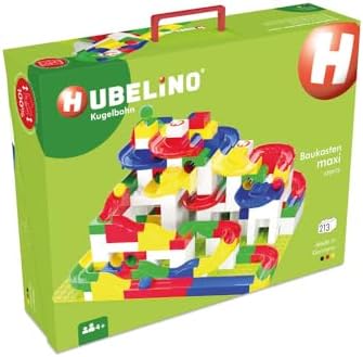 Hubelino 420572 Baukasten Maxi (213-teilig) Kugelbahn, kompatibel